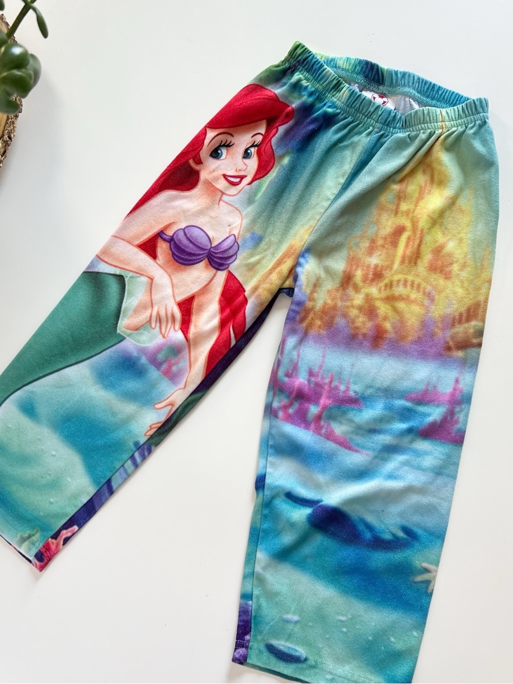 Vintage Y2K Disney Store The Little Mermaid Ariel Girls Pajama Pants | XS